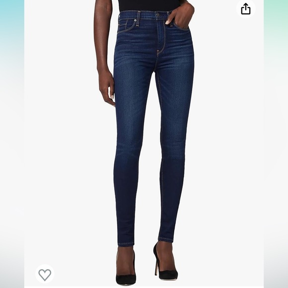 Hudson Barbara high rise skinny blue jeans size 29 - Picture 1 of 16